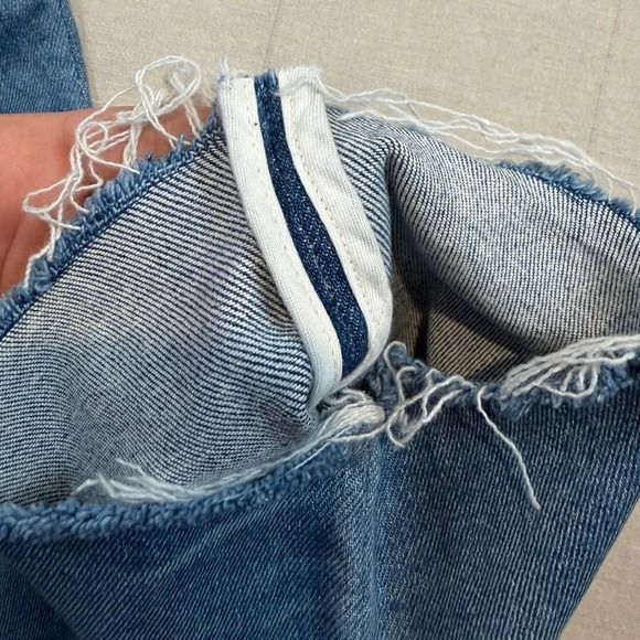 Lost Daze | Star Patch Selvedge Blue Jeans Raw Hem | Men's 34 - Picture 11 of 11